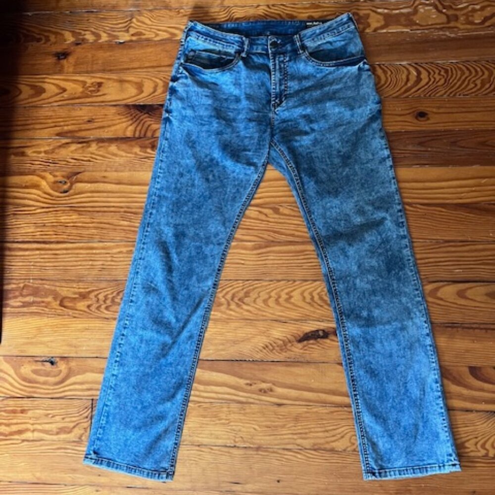 BUFFALO David Bitton Slim Stretch 5 Pocket Men's Jeans Size L32/W34